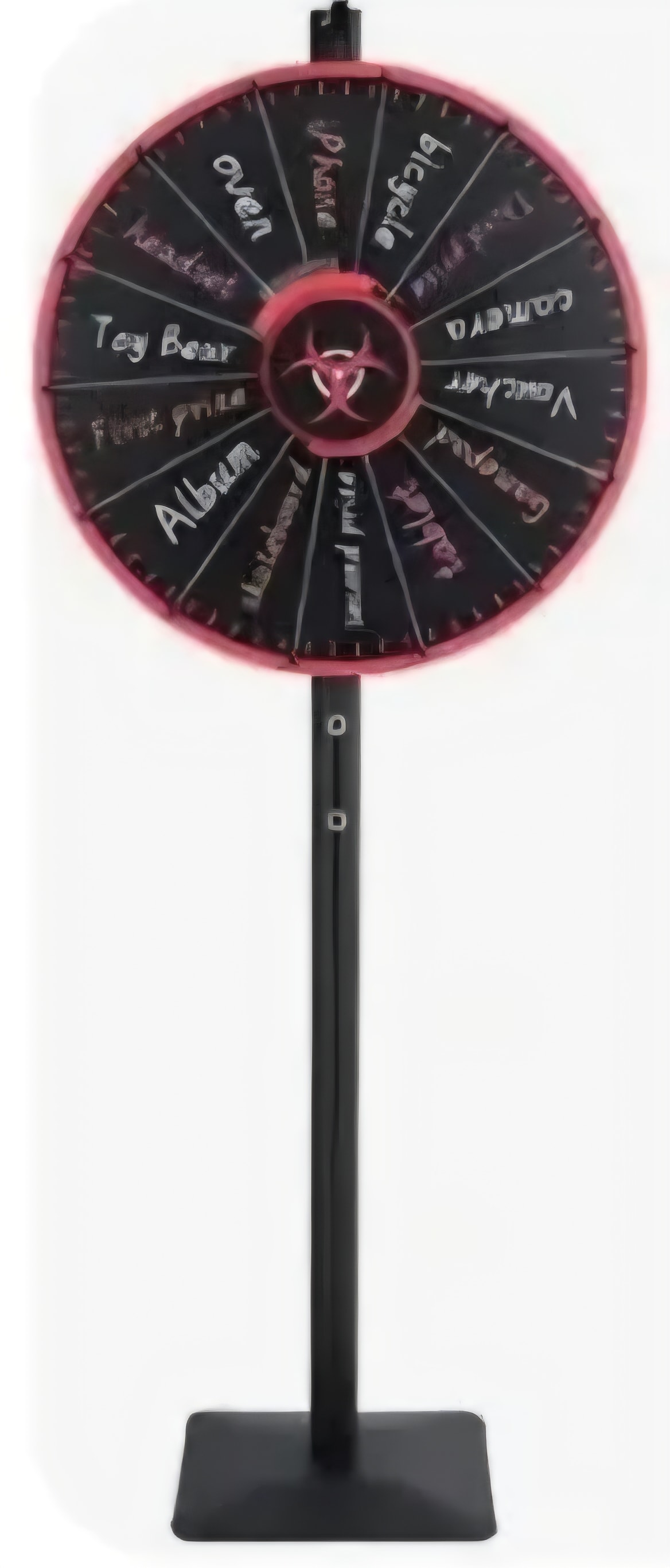 Spinning wheel 14 slots party game rental